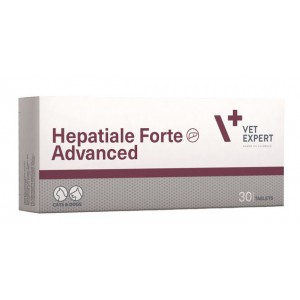 VETEXPERT Hepatiale Forte Advanced - dla psów i kotów 30 tab. 