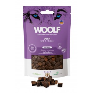 WOOLF Soft Cubes Deer Monoprotein 100g