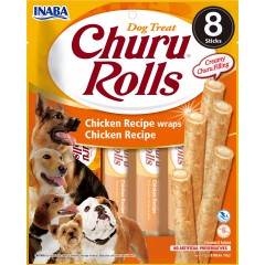INABA Dog Churu Rolls przysmaki z kurczaka 8x12g