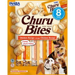 INABA Dog Churu Bites przysmaki z kurczaka 8 x 12g