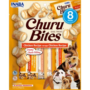 INABA DOG CHURU BITE CHICKEN WRAPS CHICKEN 8x12g