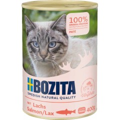 BOZITA z łososiem - mokra karma dla kotów 400g (puszka)