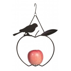 GARDEN and FUN Karmnik dla ptaków do zawieszania owoców lub kul tłuszczowych metalowy