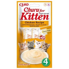 INABA CAT CHURU Kitten Chicken 4x 14g (56g)