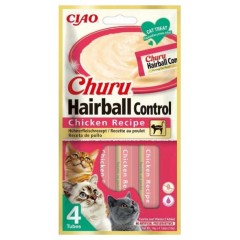 INABA CAT CHURU Hairball Chicken 4x 14g (56g)