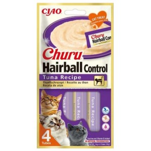 INABA CAT CHURU Hairball Tuna 4x 14g (56g)