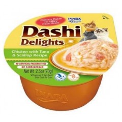 INABA CAT Dashi Delights Chicken Tuna and Scallop 70g