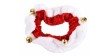 BARRY KING Świąteczny szalik/komin z dzwoneczkami dla psa 8,5 x 7,5 cm - czerwony
