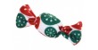 BARRY KING Zabawka dla kota cukierek pluszowy 4 x 9 cm - czerwone/zielone kwiaty