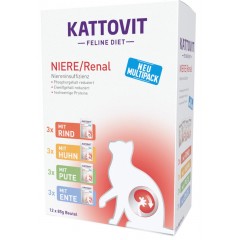 KATTOVIT Feline Diet Renal Multipack 12x 85g