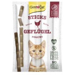GIMCAT Sticks Paluszki dla kota z drobiem 4szt.