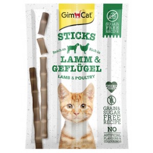 GIMCAT Sticks Paluszki dla kota z jagnięciną i dróbiem 4szt.