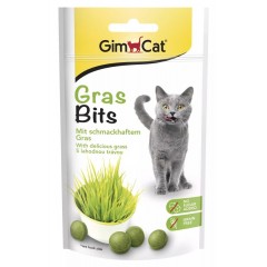 GIMCAT Gras Bits tabletki z trawą 40g