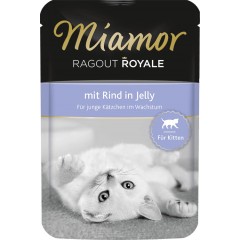 MIAMOR Ragout Royale Kitten - Wołowina w galaretce 100g