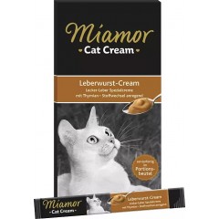 MIAMOR Cat Confect - Leberwurst Cream pasta z wątróbką 6x15g