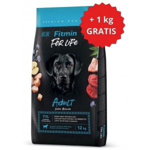 FITMIN Dog For Life Adult Large Breeds 12 kg + 1 kg GRATIS!