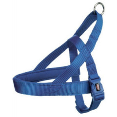TRIXIE Szelki norweskie - Premium L: 60-76 cm/40mm, królewski niebieskie