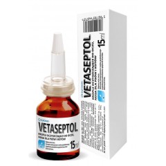 EUROWET Vetaseptol - krople oczyszczające do oczu i nosa 15ml