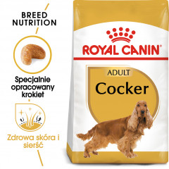 ROYAL CANIN BHN Cocker Adult 25 12kg PROMO Uszkodzenie ubytek