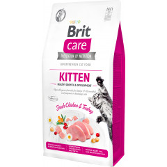 BRIT CARE CAT Grain-Free Kitten Healthy Growth and Development 7kg PROMO Uszkodzenie