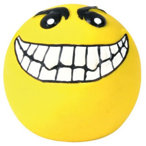 TRIXIE Uśmiechnięta piłka z lateksu - ø 6 cm / 1szt.