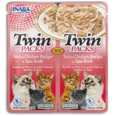 INABA CAT Twin Tuna and Chicken 2x 40g