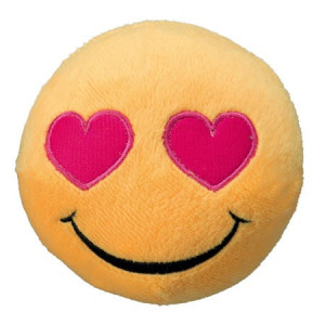 TRIXIE Zabawka z dźwiękiem Smiley Love - ø 9 cm