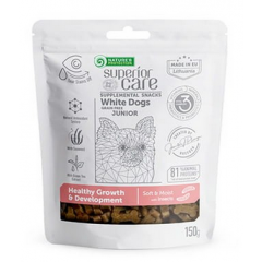 NATURES PROTECTION Superior Care White Dog Junior All breeds Snack Healthy Growth and Development with Insects 150g