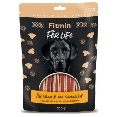 FITMIN Dog For Life Treat Chicken and Cod Sandwich 200g