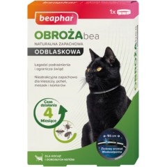 BEAPHAR Obroża naturalna zapachowa refleksyjna dla kotów (odblaskowa)