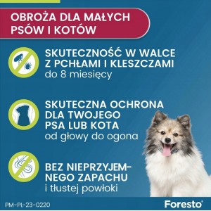 BAYER Obroża Foresto dla psów i kotów 38 cm - data ważności: 08/2026