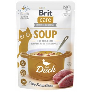BRIT CARE Cat Soup with Duck - z kaczką 75g