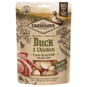 CARNILOVE Raw Freeze-dried snacks Duck and Chicken 60g