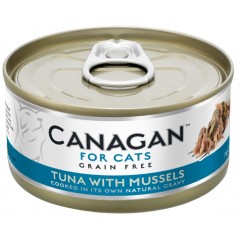 CANAGAN Cat Can Tuna with Mussels - tuńczyk z małżami 75g (puszka)