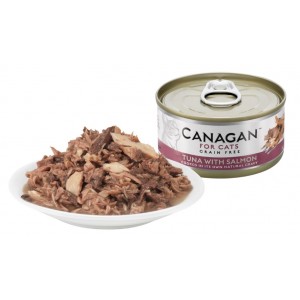 CANAGAN Cat Can Tuna with Salmon - Tuńczyk z Łososiem 75g (puszka)