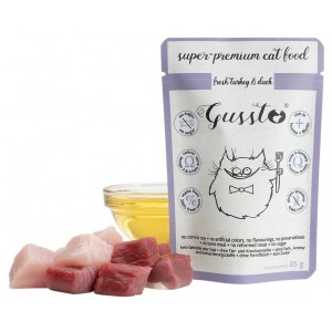 GUSSTO Cat - Fresh Turkey and Duck 85g (saszetka)