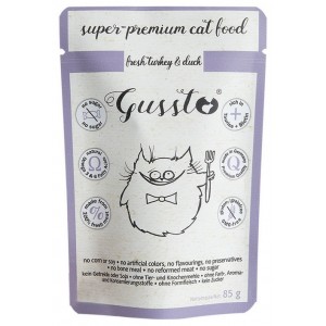 GUSSTO Cat - Fresh Turkey and Duck 85g (saszetka)