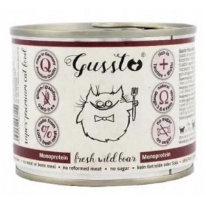 GUSSTO Cat - Fresh Wild Boar (puszka)