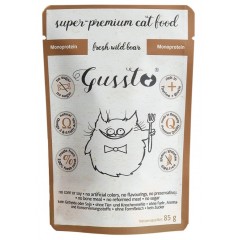 GUSSTO Cat - Fresh Wild Boar 85g (saszetka)