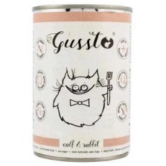 GUSSTO Cat - Fresh Calf and Rabbit (puszka)
