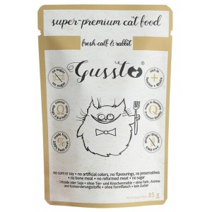 GUSSTO Cat - Fresh Calf and Rabbit 85g (saszetka)