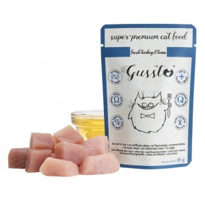 GUSSTO Cat - Fresh Turkey and Tuna 85g (saszetka)