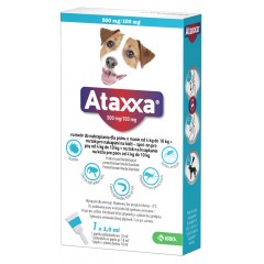 KRKA ATAXXA Roztwór do nakrapiania dla psów 4 - 10 kg (1ml) - 1 pipeta