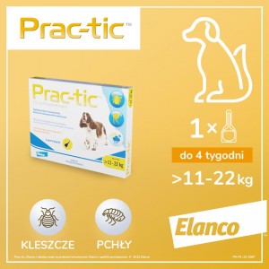 ELANCO Prac-Tic 11 - 22kg (3 pipety)
