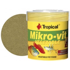 TROPICAL Mikrovit Vegetable - pokarm roślinny dla narybku
