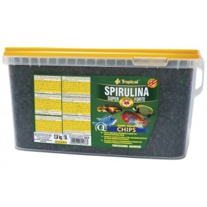 TROPICAL Super Spirulina Forte Chips - pokarm roślinny dla ryb