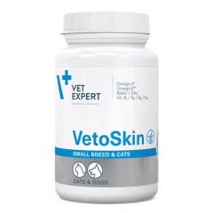 VETEXPERT VetoSkin Small Breeds and Cats 60 kaps.