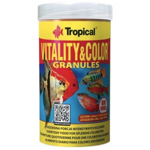 TROPICAL Vitality and Color Granulat - Wybarwiający pokarm dla ryb ozdobnych 100ml