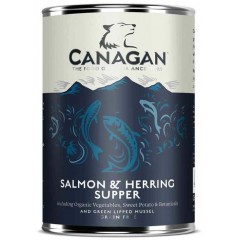 CANAGAN Dog Salmon and Herring Supper 400g (puszka)