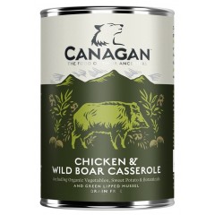 CANAGAN Dog Chicken and Wild Boar Casserole 400g (puszka)